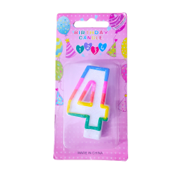Świeczka urodzinowa cyfra 4