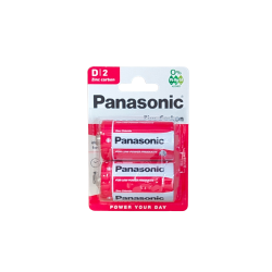 Panasonic Zinc Carbon baterie R20 2 szt.