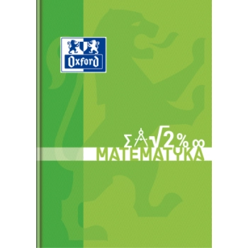 Brulion A5 80k kratka margines szyty MATEMATYKA 400128310 OXFORD