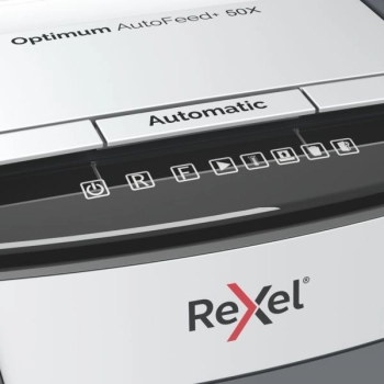 Niszczarka REXEL Optimum AutoFeed+ 50X P4,50 kartek 20L 2020050XEU