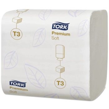 Papier toaletowy TORK T3 biały w składce 19x11cm 2 warstwy (30szt x 252 listki) 114273