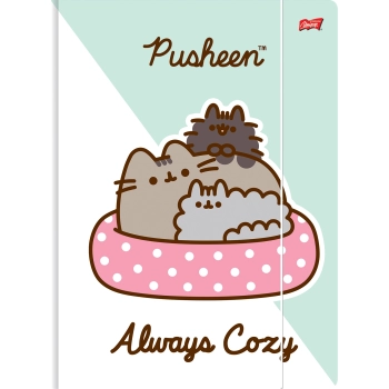 Teczka z gumką A4 300g. PUSHEEN mkmo St.Majewski