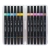 Pisaki pastelowe pędzelkowe dwustronne 12 kolorów CRICCO CR385K12P
