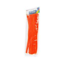 Druciki kreatywne dr23 pomarańczowe neon 30cm (40) BREWIS