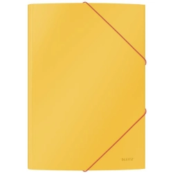Teczka kartonowa z gumką, A4, żółta 30020019