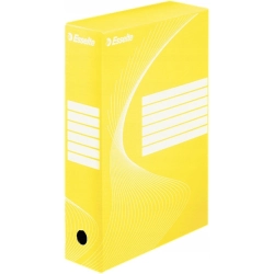 Pudełka archiwizacyjne ESSELTE BOXY 80mm żółte 128413
