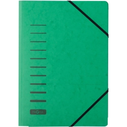 Teczka z preszpanu z gumką, na 1-200 kartek, zielona P2400703 DURABLE