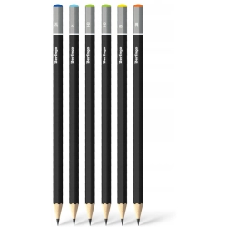 Zestaw ołówków 6 szt. 2H-2B 231869 BERLINGO