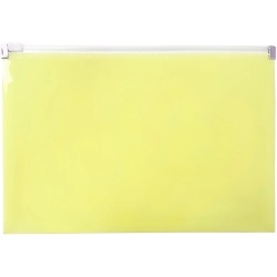 Teczka na suwak A5 PP pastel żółty TSP-A5-03 BIURFOL