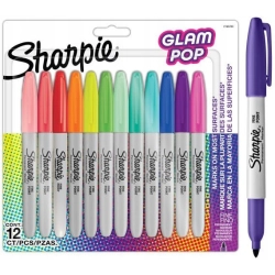 Markery permanentny SHARPIE Glam Pop (12 kolorów) 2198780