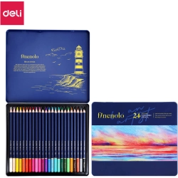 Kredki ołówkowe FINENOLO 24 kolory C122-24 DELI
