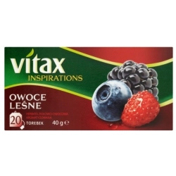 Herbata VITAX INSPIRATIONS (20 torebek*2g) OWOCE LEŚNE zawieszka