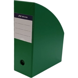 Pojemnik na czasopisma NATUNA A4 10cm jasny zielony PCV (SD-36-06)