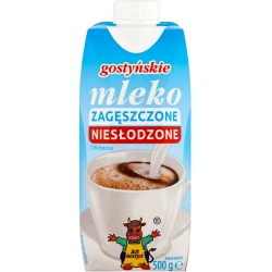 Mleko GOSTYŃ zagęszczone niesłodzone 500g