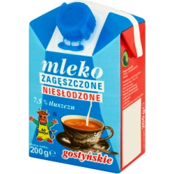 Mleko GOSTYŃ 200g niesłodzone zagęszczone 7.5%