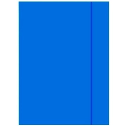Teczka z gumką ekonomiczna NATUNA A4 (10szt) niebieska 320g