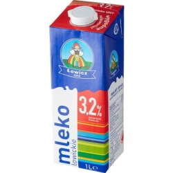 Mleko ŁOWICZ UHT 1L 3.2%