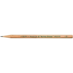 Ołówek z drewna cedrowego ekologiczny B bez gumki (12szt) 9800 UNI