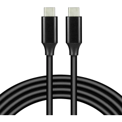 Kabel USB-C - USB-C EVERACTIVE 1m 5A 100W 10Gbps czarny (CBS-1CCD)