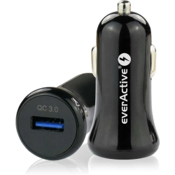 Ładowarka samochodowa EVERACTIVE USB 3.0 18W (CC-10)