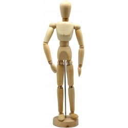 Manekin drewniany 20cm-model postaci ludzkiej A12201