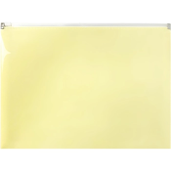 Teczka na suwak A4 pastel żółty TSP-A4-03 BIURFOL