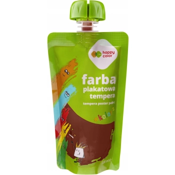 Farba plakatowa tempera brązowa 100ml HA 3310 0100-7 HAPPY COLOR