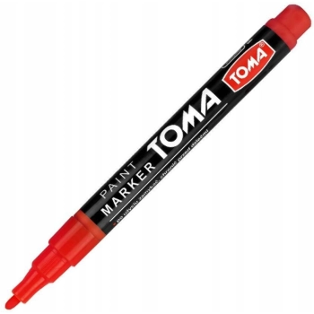 Marker olejowy F czerwony 1,5mm TO-441 TOMA