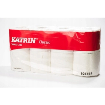 Papier toaletowy KATRIN 2w celuloza(8 sztuk) CLASSIC TOILET 200 104749/476154