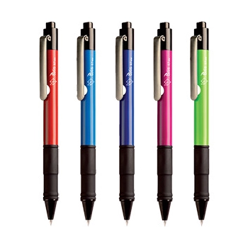 Długopis automatyczny niebieski 0,7mm KD941-NM obudowa mix kolorów TETIS