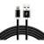 Kabel USB-A -> Lightning 1,5m 2,4A silikonowy czarny EVERACTIVE (CBS-1.5IB)